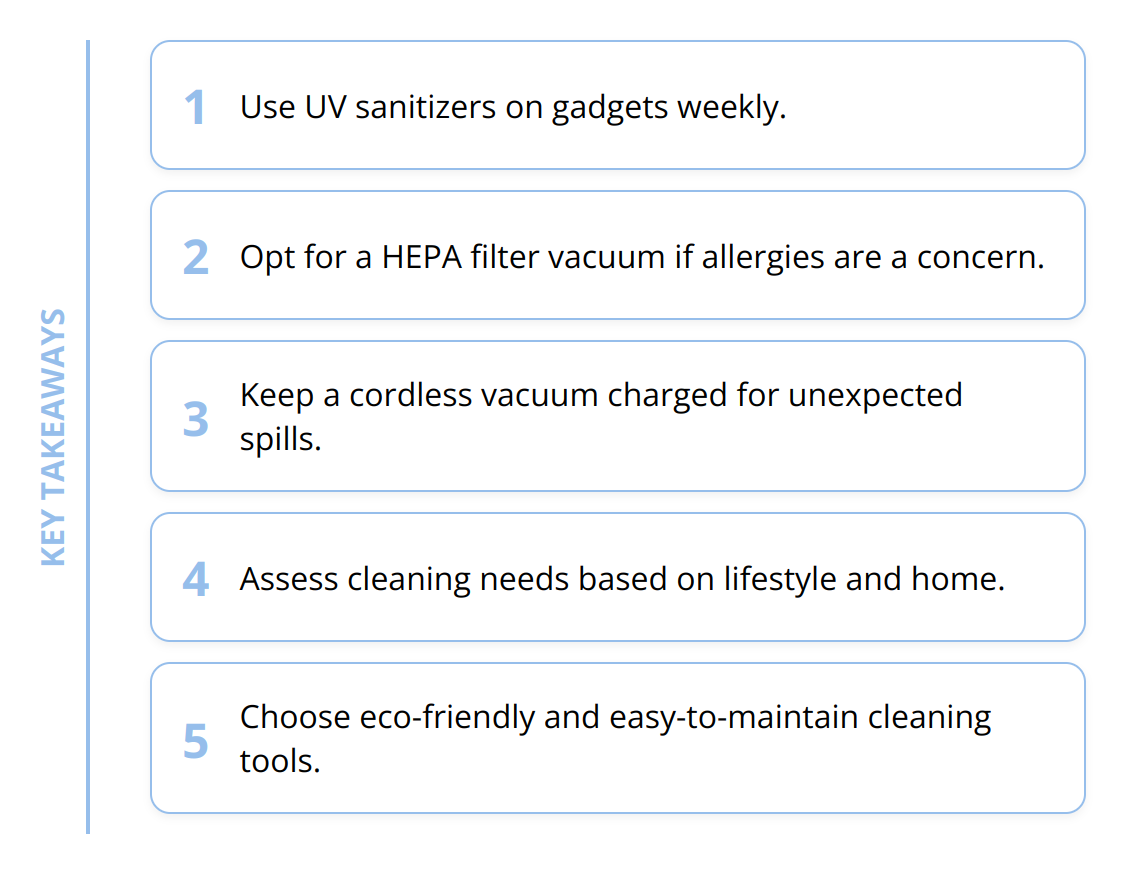 Key Takeaways - Time-Saving Cleaning Tools: [Guide]