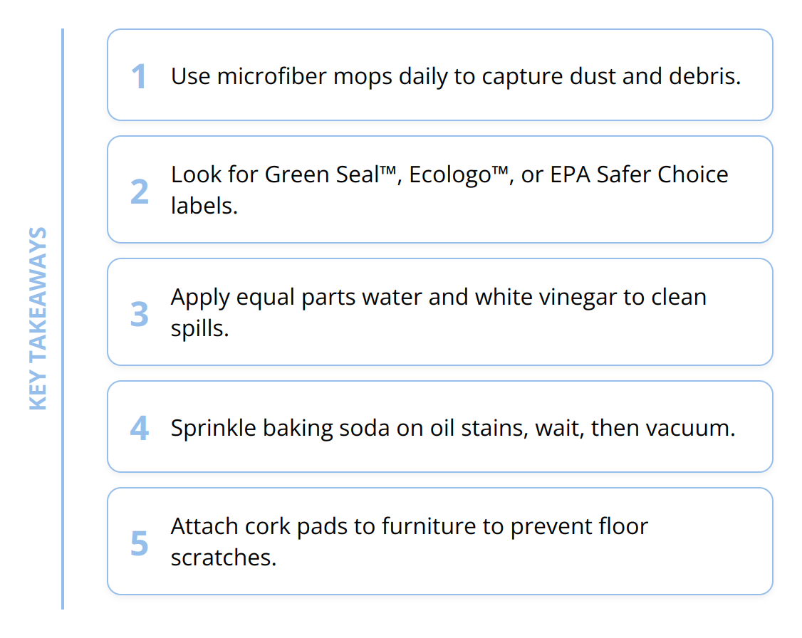 Key Takeaways - Quick Eco Floor Cleaning: Practical Tips
