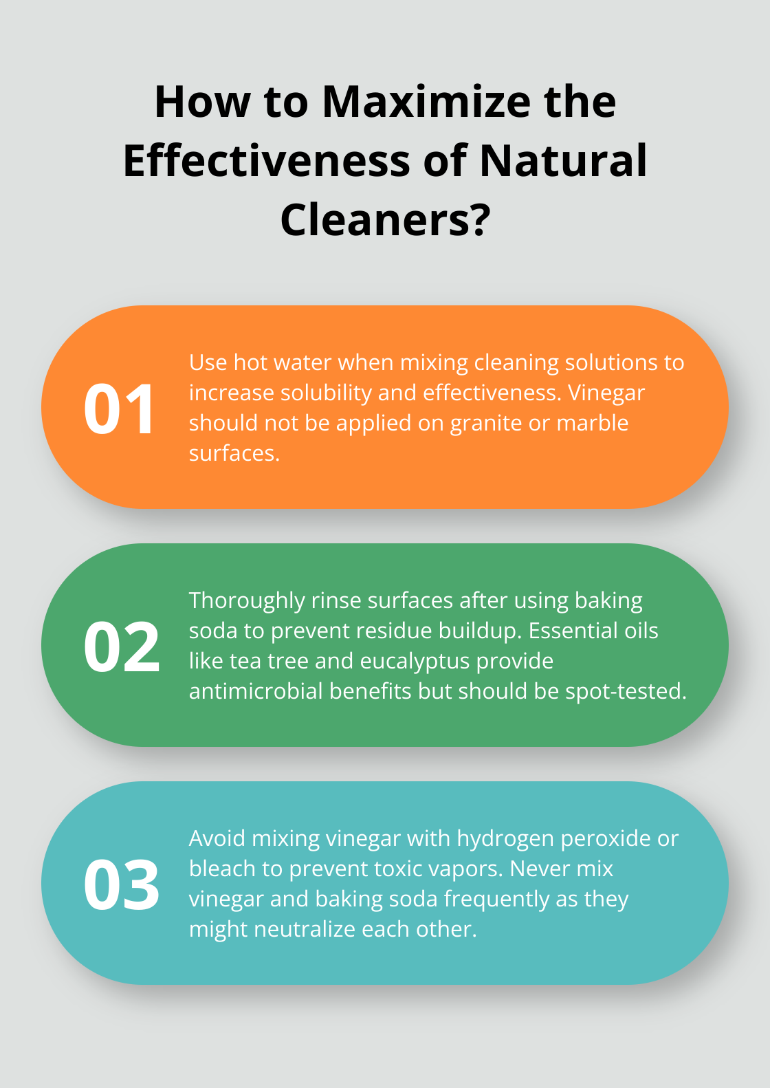Fact - How to Maximize the Effectiveness of Natural Cleaners?